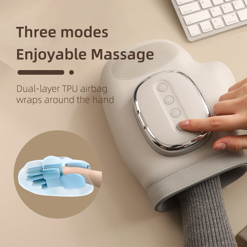 Premium Handmassagegerät | Intelligente warme Kompresse & Reflexzonenmassage