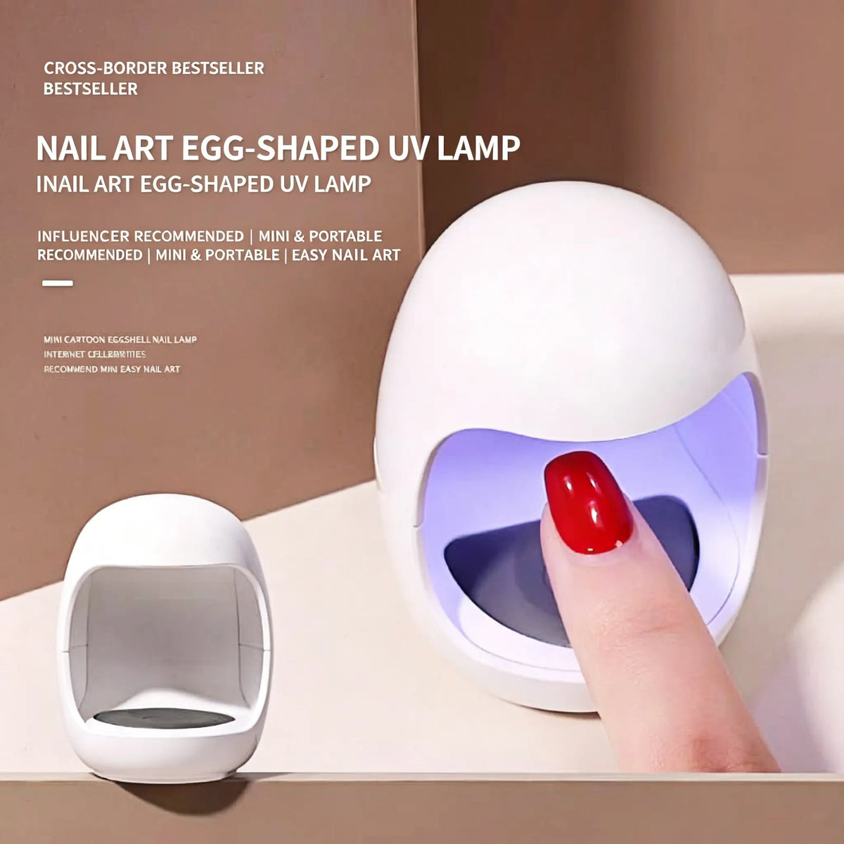 Mini CartoonEgg-shaped Nail Lamp