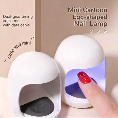 Mini CartoonEgg-shaped Nail Lamp