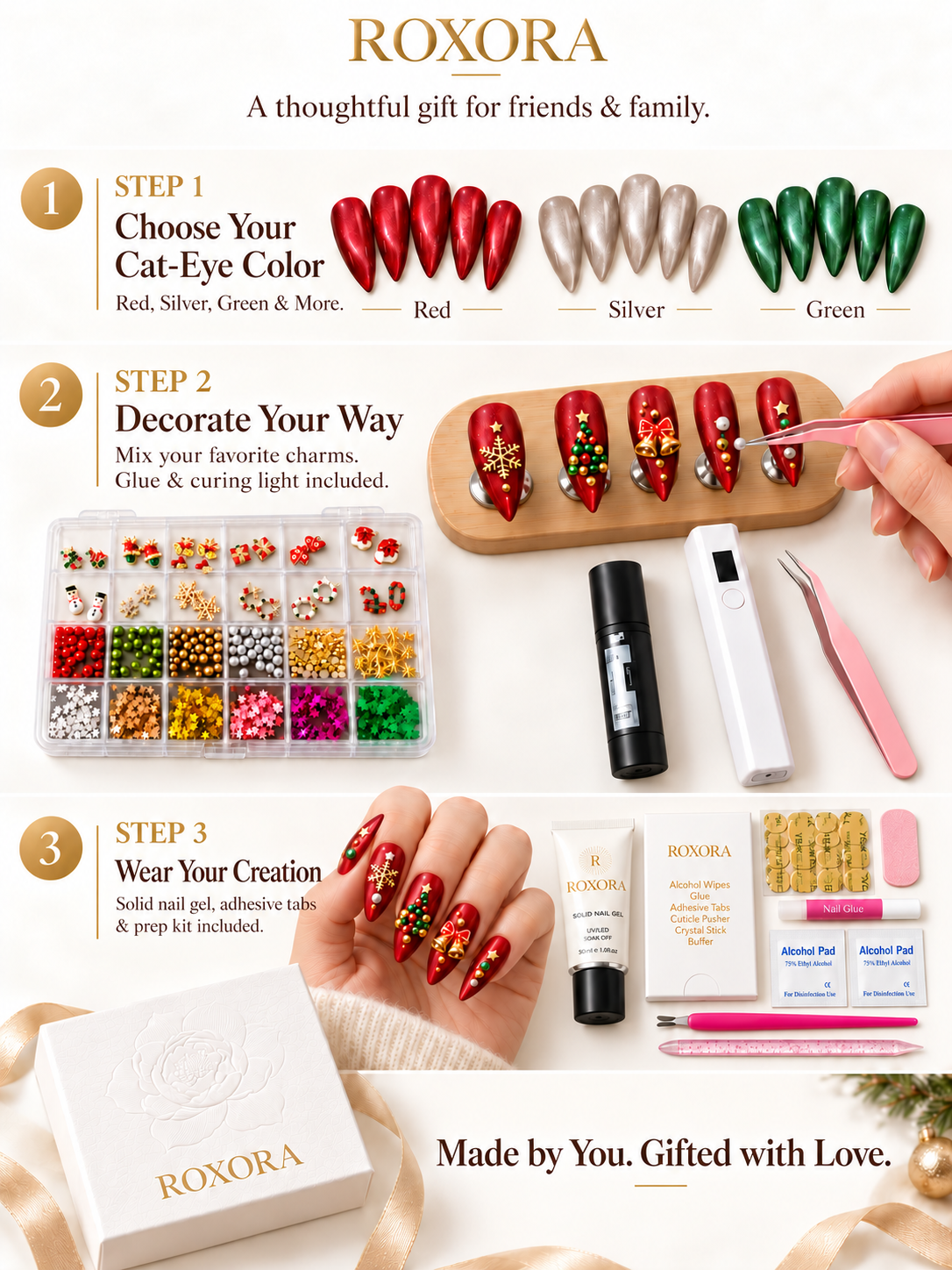ROXORA DIY Christmas Nail KIT