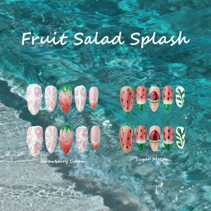 Salade de fruits éclaboussante