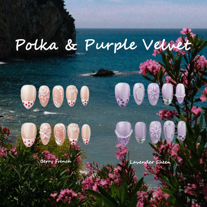 Polka & Purple Velvet
