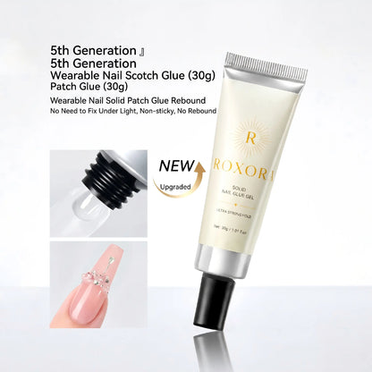 Solid Nail Glue Gel