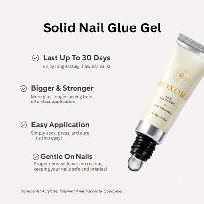 Solid Nail Glue Gel