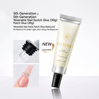 Solid Nail Glue Gel