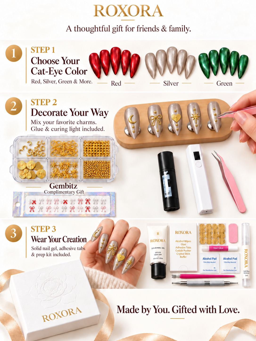 ROXORA DIY Press-On Nail KIT