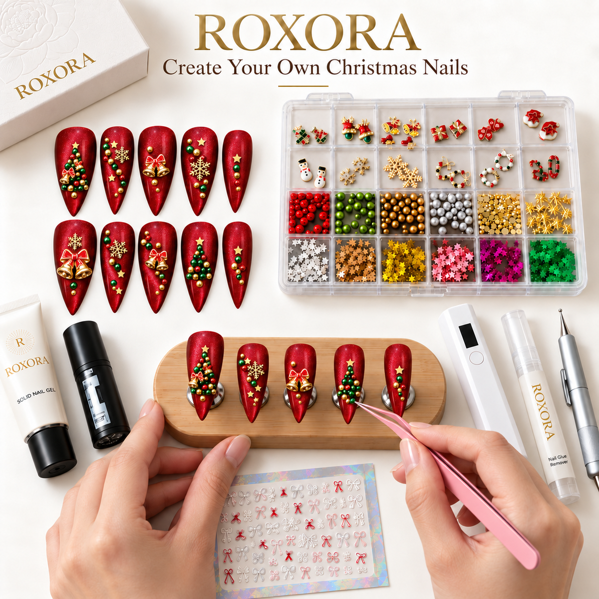 ROXORA DIY Christmas Nail KIT